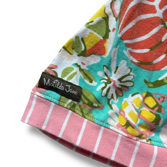 Matilda Jane Pink and White Striped Tank Top size 12-18 months - Picture 3 of 7